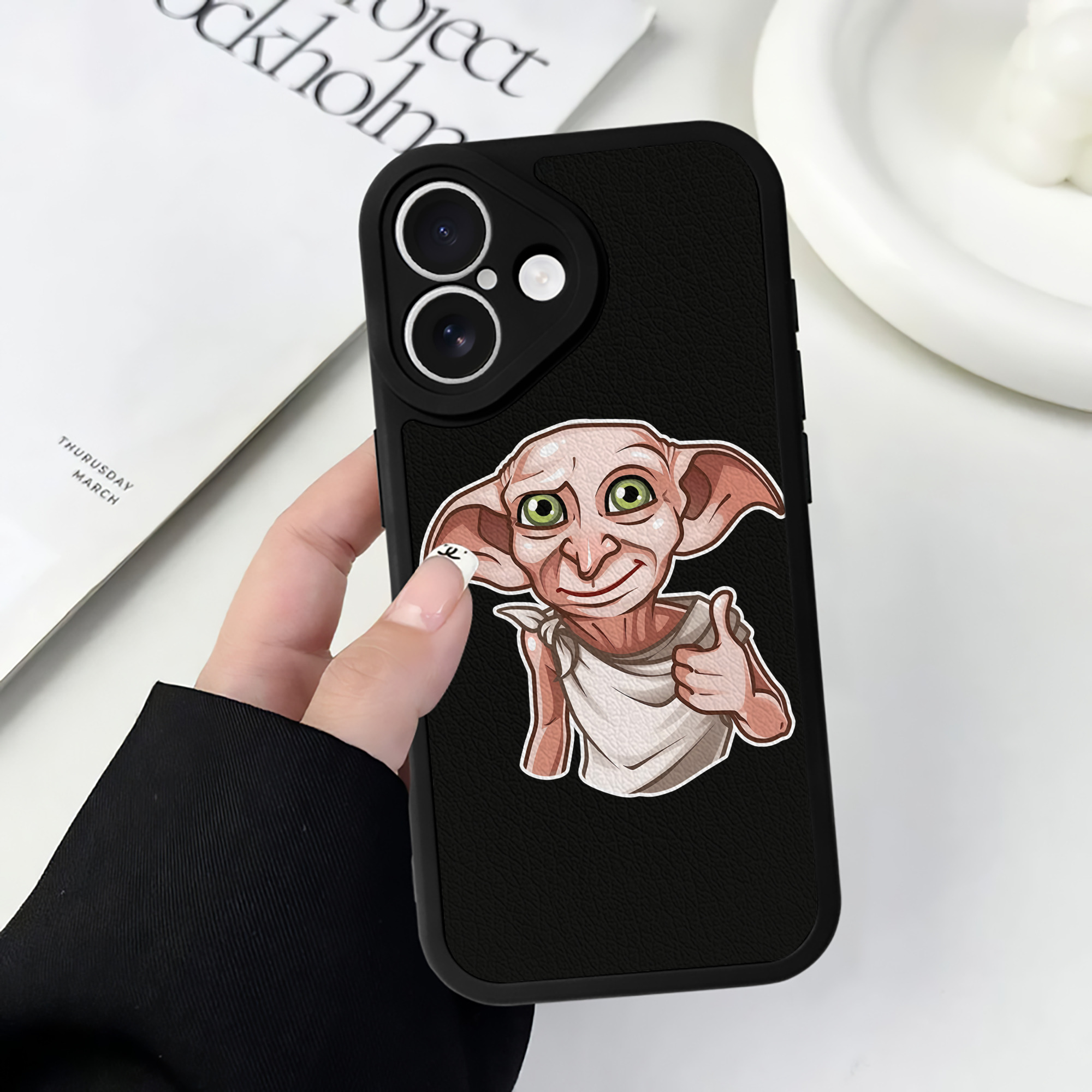 （画像用） Harry Potter ハリー・ポッターシリーズ 【iPhone 16シリーズ対応】シリコンスマホケース（レザー調） 材質：シリコン